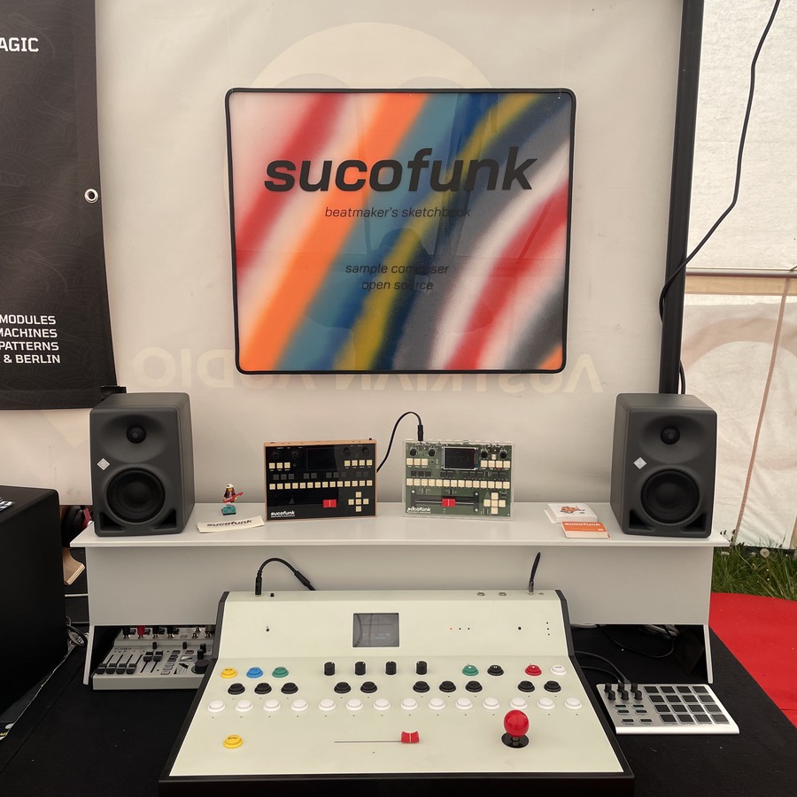 Showcase Instrument für die Superbooth — Beatmaker's Sketchbook in XXL.