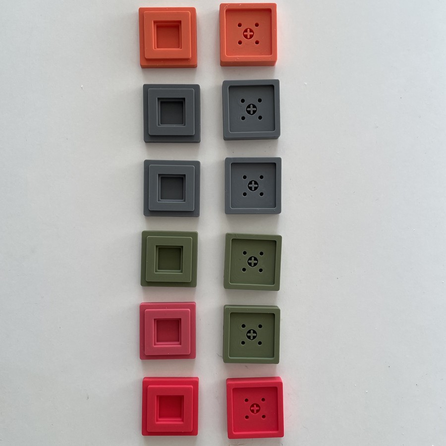 Cherry MX Low Profile Key Caps — Kleinserie mit Silikonformen aus Polyurethan gegossen.